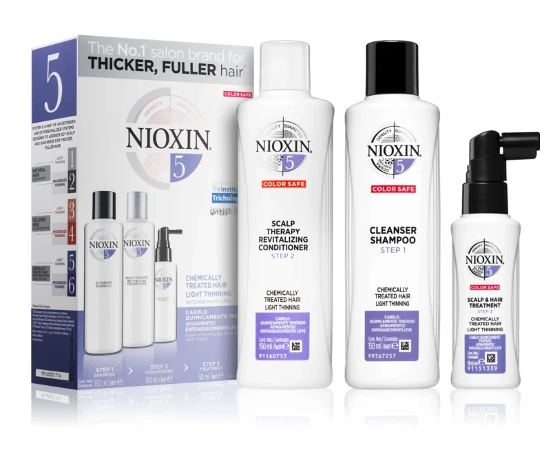 Nioxin System 5 Chemically Treated Hair Light Thinning (5-ös készlet) főképe